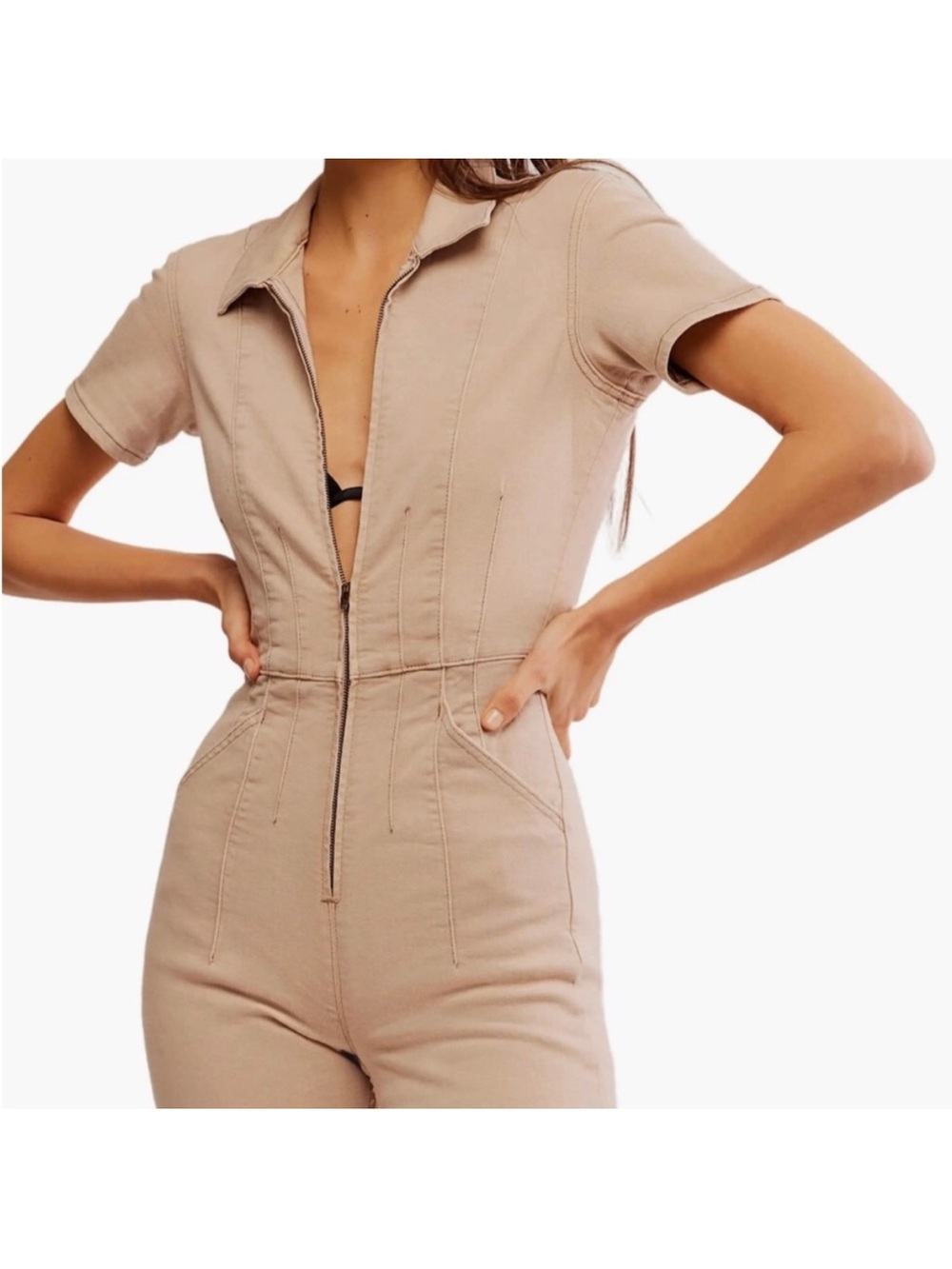 we the free jayde flare jumpsuit - Picture 8 of 11